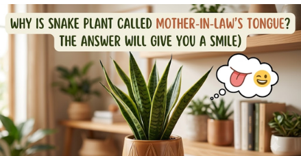Why is Snake Plant Called Mother-In-Law's Tongue? The Answer Will Give You a Smile