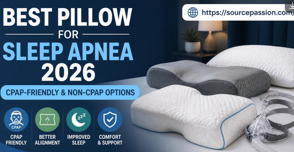 Best Pillow for Sleep Apnea 2026: CPAP-Friendly & Non-CPAP Options