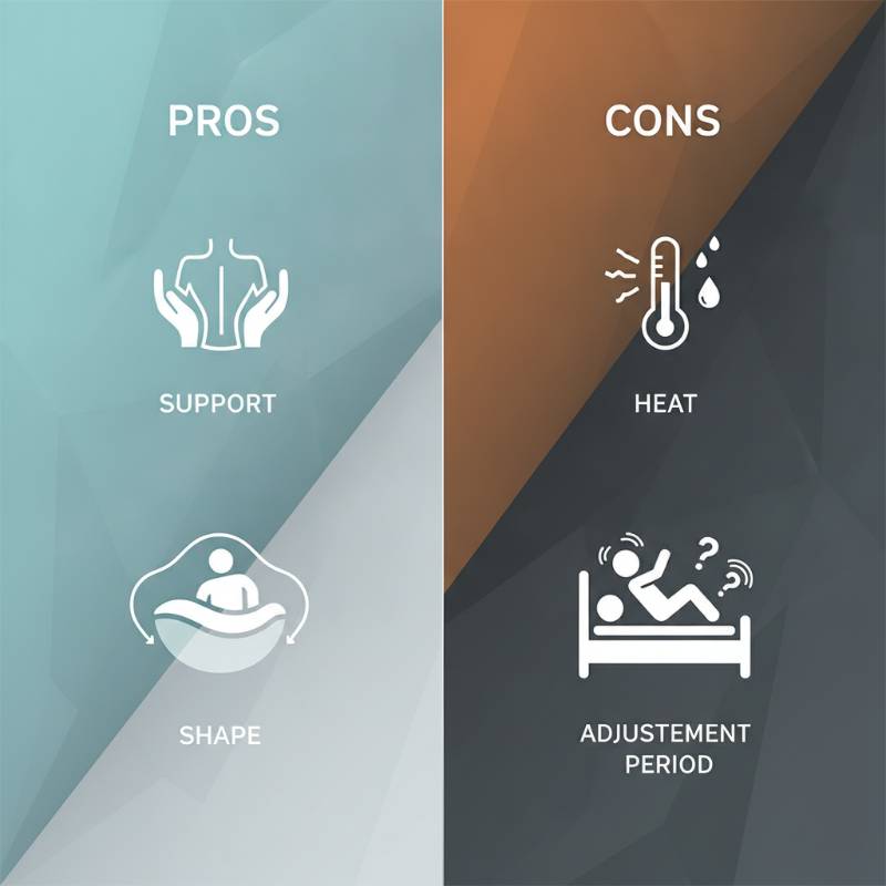 Pros and cons of contour memory foam pillows