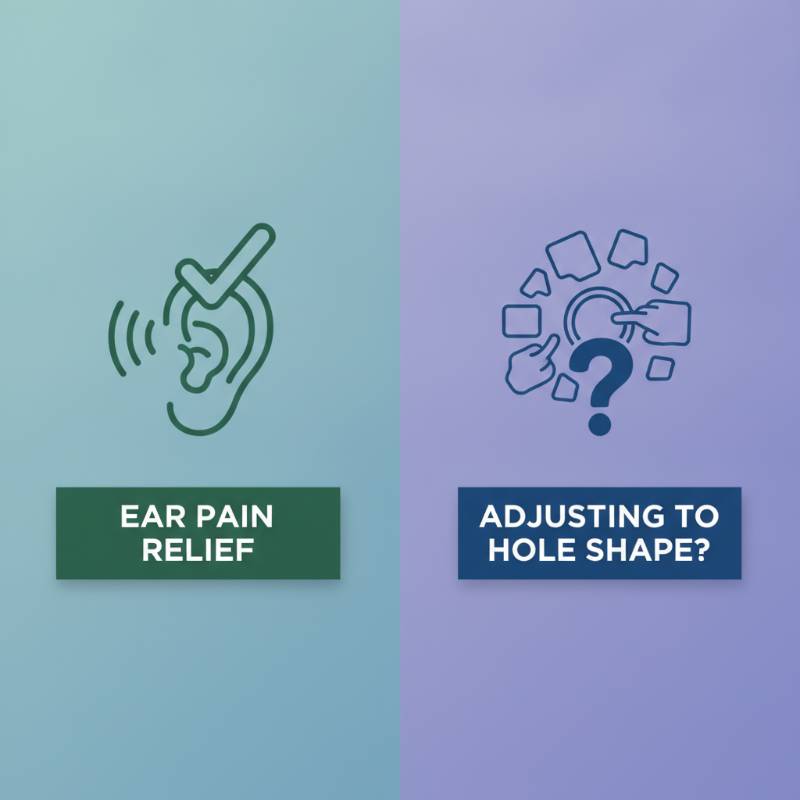 A split screen showing the pros and cons of using a CNH pillow