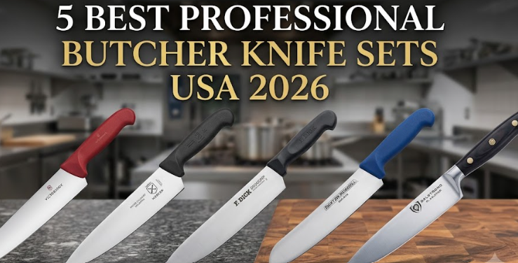 5 Best Professional Butcher Knife Sets in the USA for Meat Processing (2026)