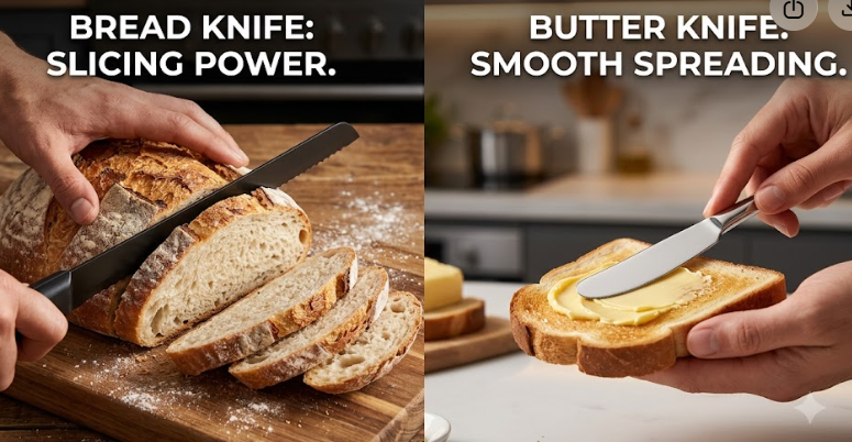 Bread Knife vs Butter Knife: Which Kitchen Knife Do You Really Need?