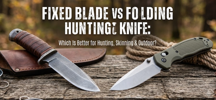 Fixed Blade vs Folding Hunting Knife: Which Is Better for Hunting, Skinning & Outdoor