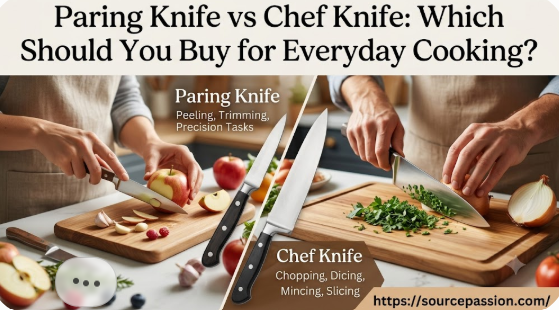 Paring Knife vs Chef Knife: Which Should You Buy for Everyday Cooking