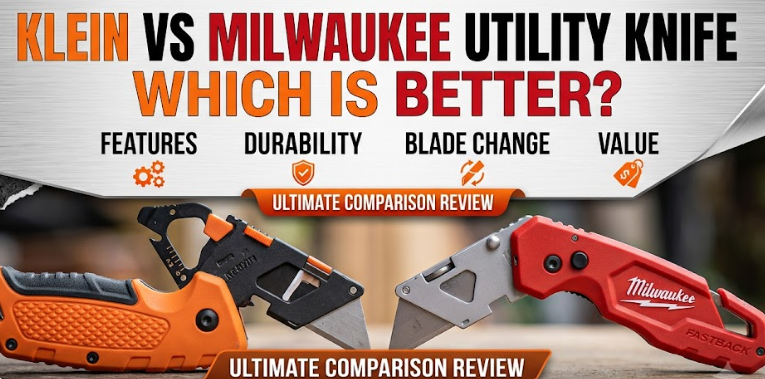 Klein vs Milwaukee Utility Knife: Which Is Better? Features, Durability, Blade Change & Value