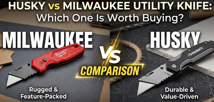 Husky vs Milwaukee Utility Knife: Which One Is Worth Buying? Complete Comparison, Pros, Cons & Best Pick