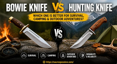 Bowie Knife vs Hunting Knife: Which One Is Better for Survival, Camping & Outdoor Adventures?