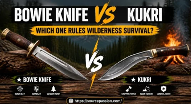 Bowie Knife vs Kukri: Which One Rules Wilderness Survival?