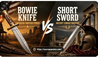 Bowie Knife vs Short Sword: American Frontier Power vs Ancient Combat Mastery