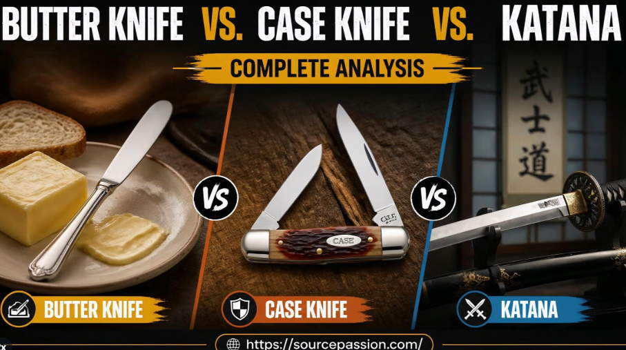 Butter Knife vs. Case Knife vs. Katana: Complete Analysis