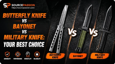 Butterfly Knife vs Bayonet vs Military Knife: Your Best Choice