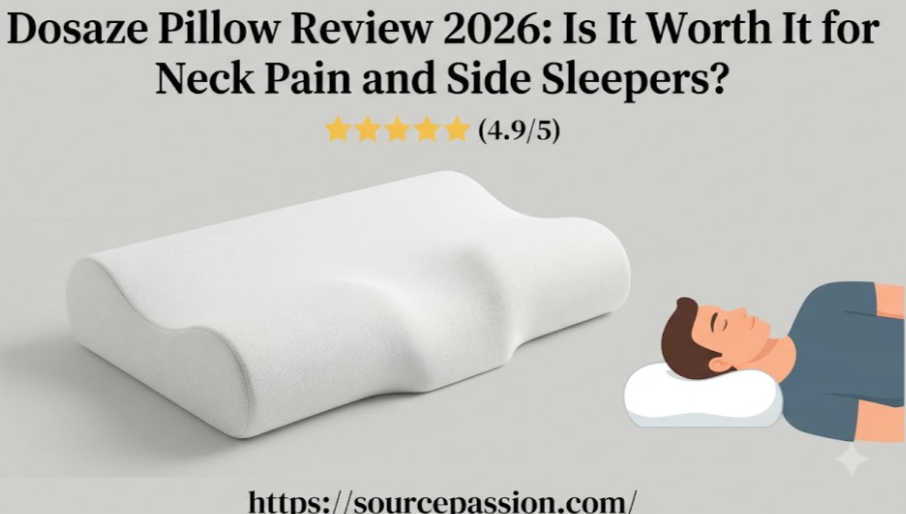 Dosaze Pillow Review 2026: Is It Worth It for Neck Pain and Side Sleepers?