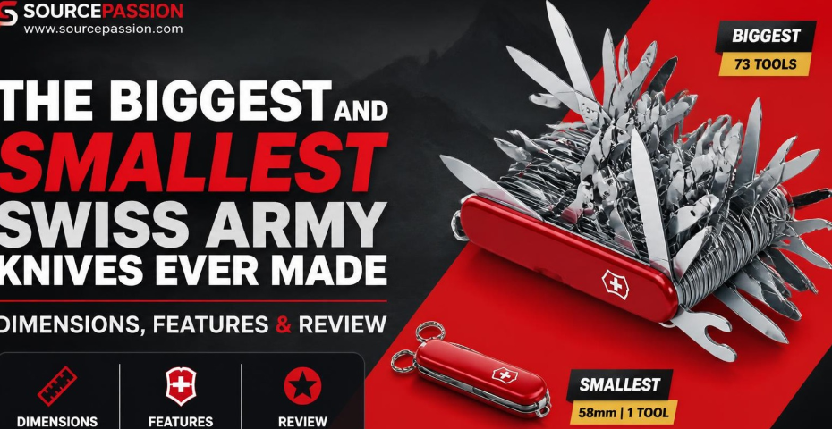 The Biggest and Smallest Swiss Army Knives Ever Made: Dimensions, Features & Review