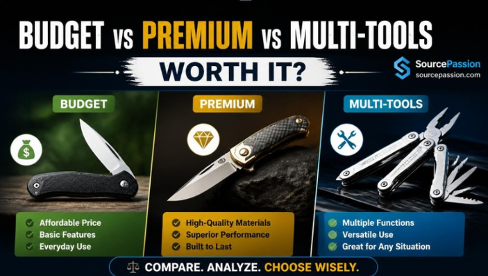 Budget vs Premium Pocket Knives vs Multi-Tools: Worth It?