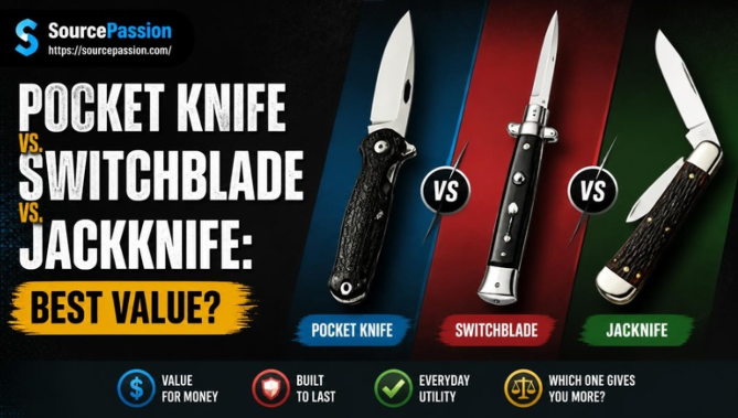 Pocket Knife vs. Switchblade vs. Jackknife: Best Value?