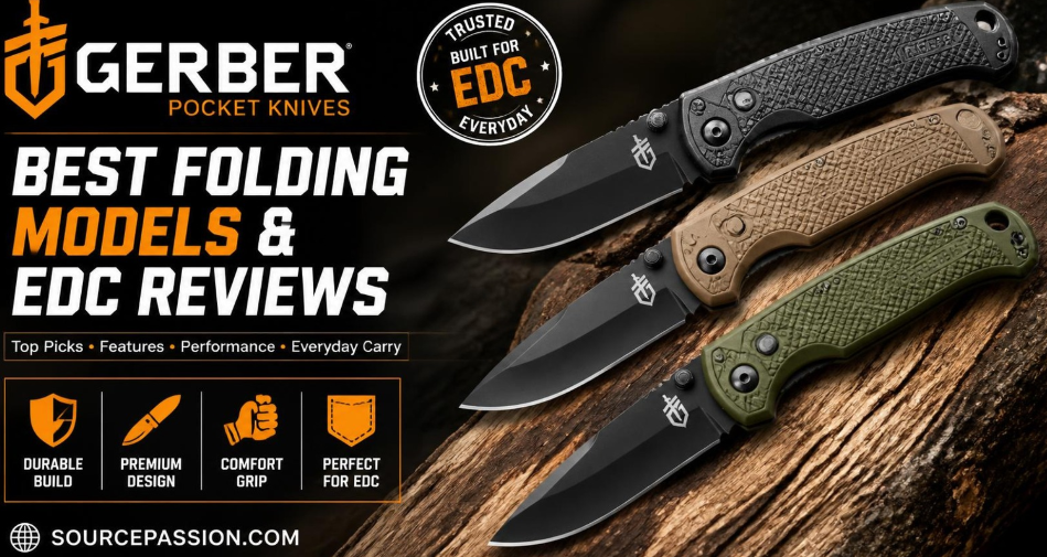 Gerber Pocket Knives: Best Folding Models & EDC Reviews