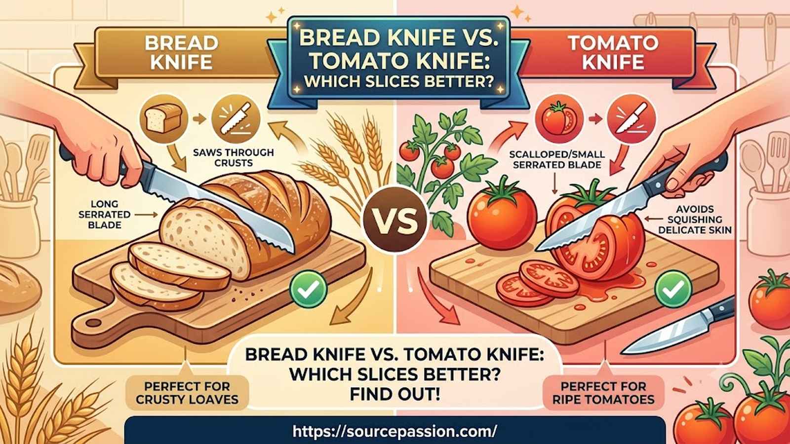 Bread Knife vs. Tomato Knife: Which Slices Bread and Tomatoes Better?