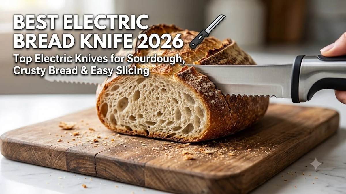 Best Electric Bread Knife: Top Electric Knives for Sourdough, Crusty Bread & Easy Slicing