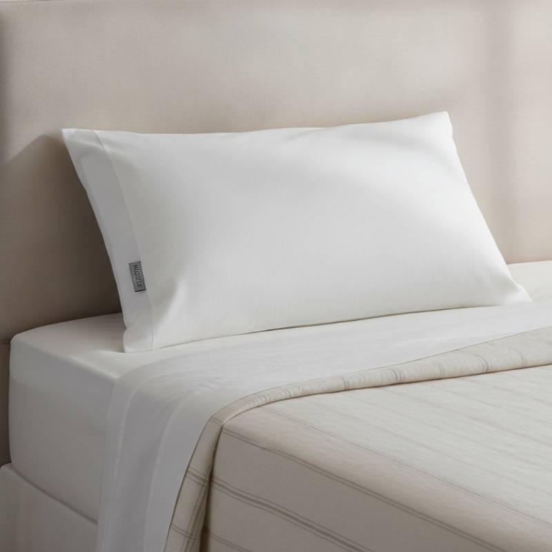 The Nuzzle adjustable pillow displaying its unique outer cover and premium fabric.