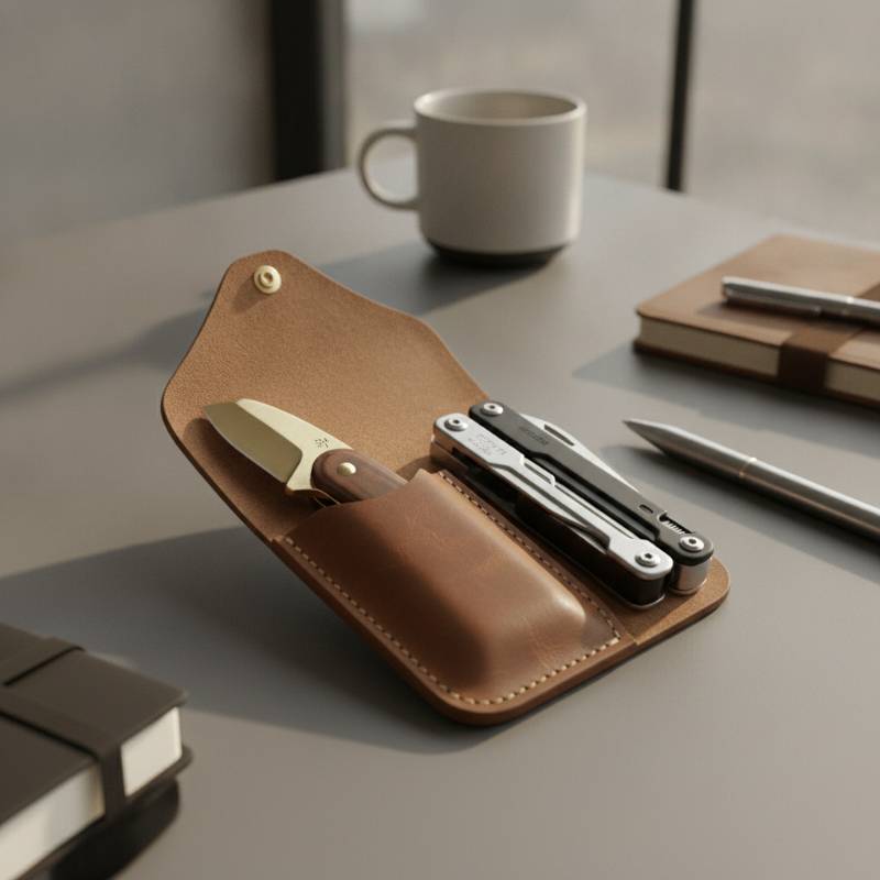 The ideal everyday carry setup with a knife and a multi-tool.
