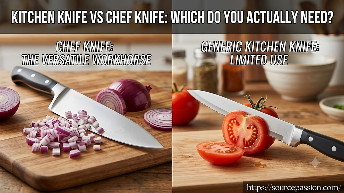 Kitchen Knife vs Chef Knife: What’s the Difference and Which Should You Buy?