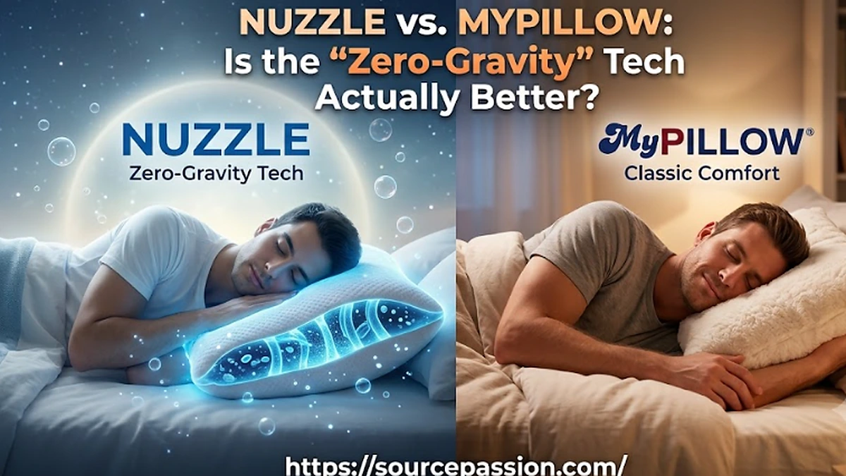 Nuzzle vs. MyPillow: Is the “Zero-Gravity” Tech Actually Better?
