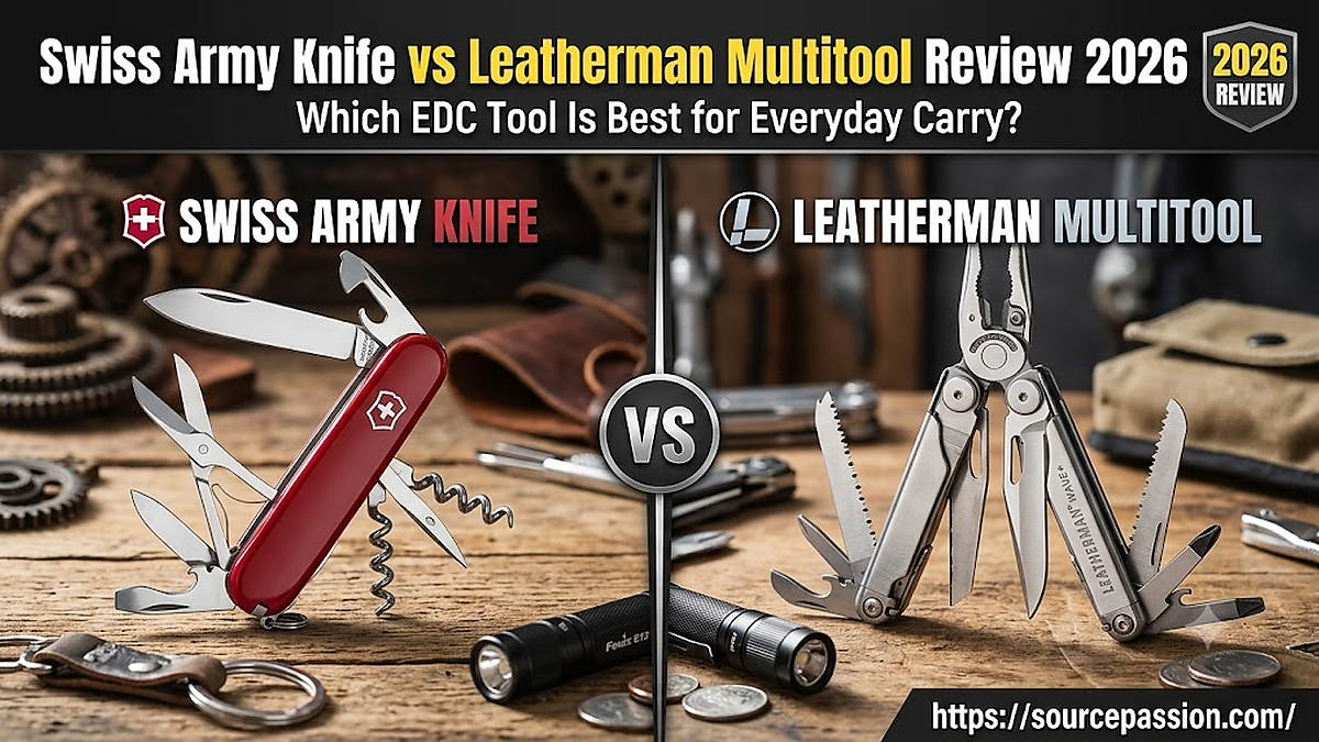 Swiss Army Knife vs Leatherman Multitool Review 2026: Which EDC Tool Is Best for Everyday Carry?