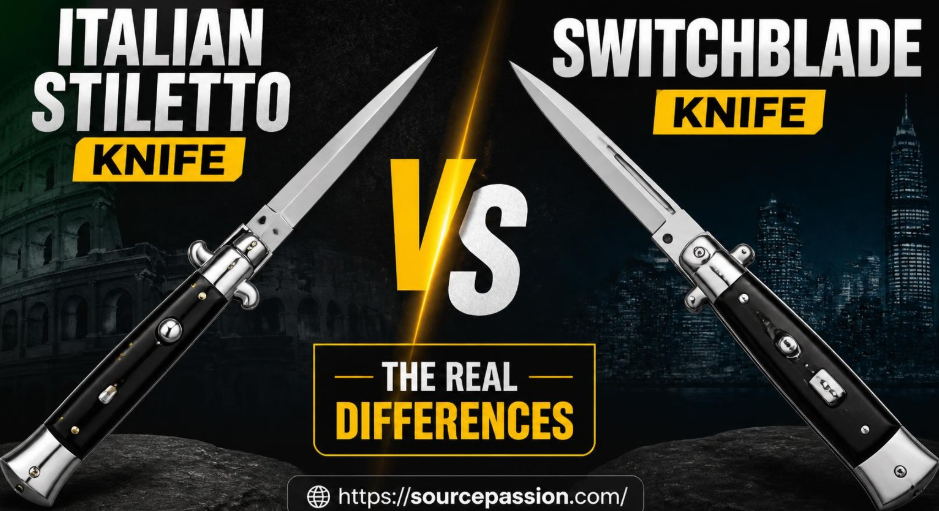 Italian Stiletto Knife vs Switchblade: The Real Differences