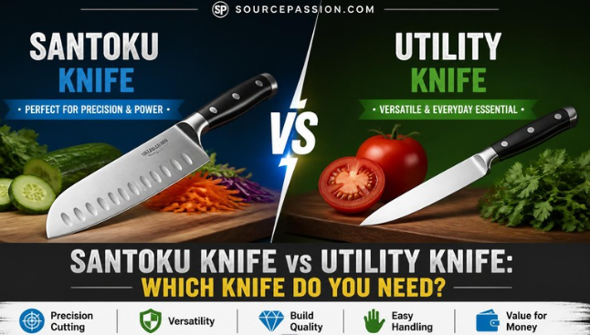 Santoku Knife vs Utility Knife: Which Knife Do You Need?