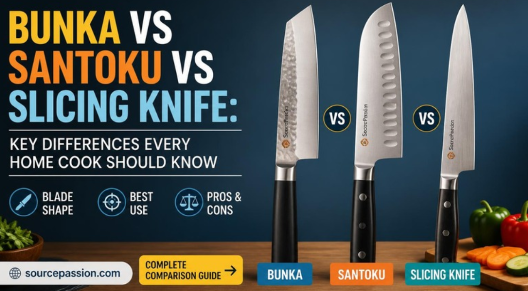 Bunka vs Santoku vs Slicing Knife: Key Differences Every Home Cook Should Know